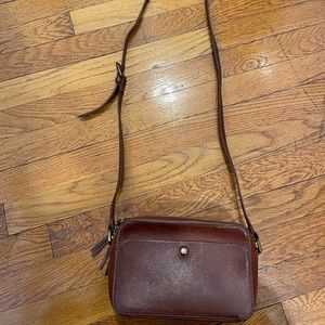 Madewell transport camera bag, English saddle